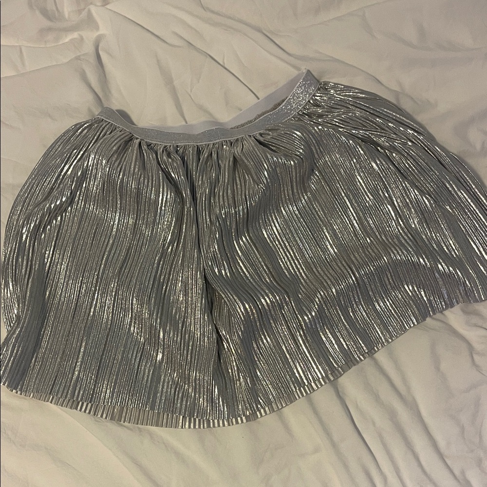 Jumping Beans Shiny Silver Skirt